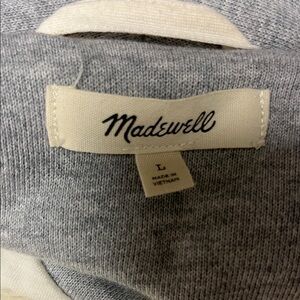 Madewell Gray Teddy Jacket